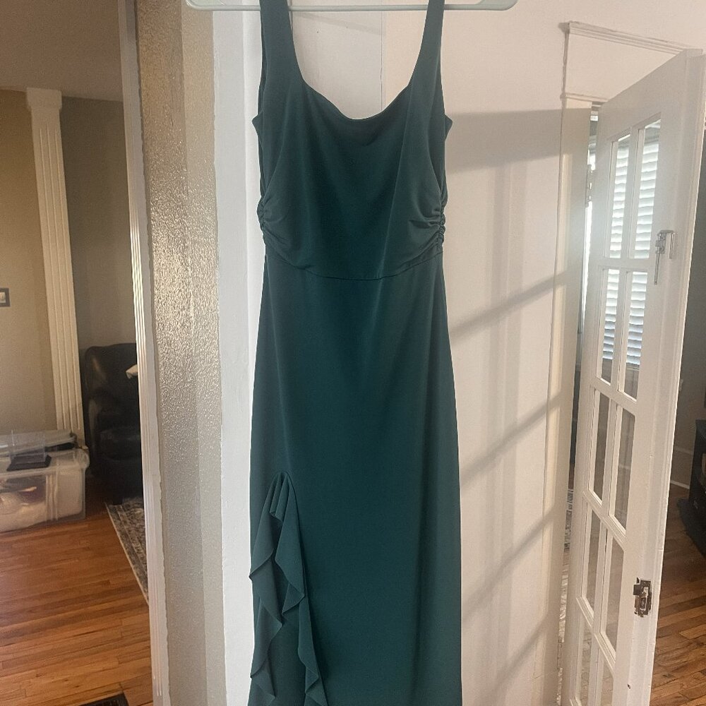 JCPenny Green Midi Dress